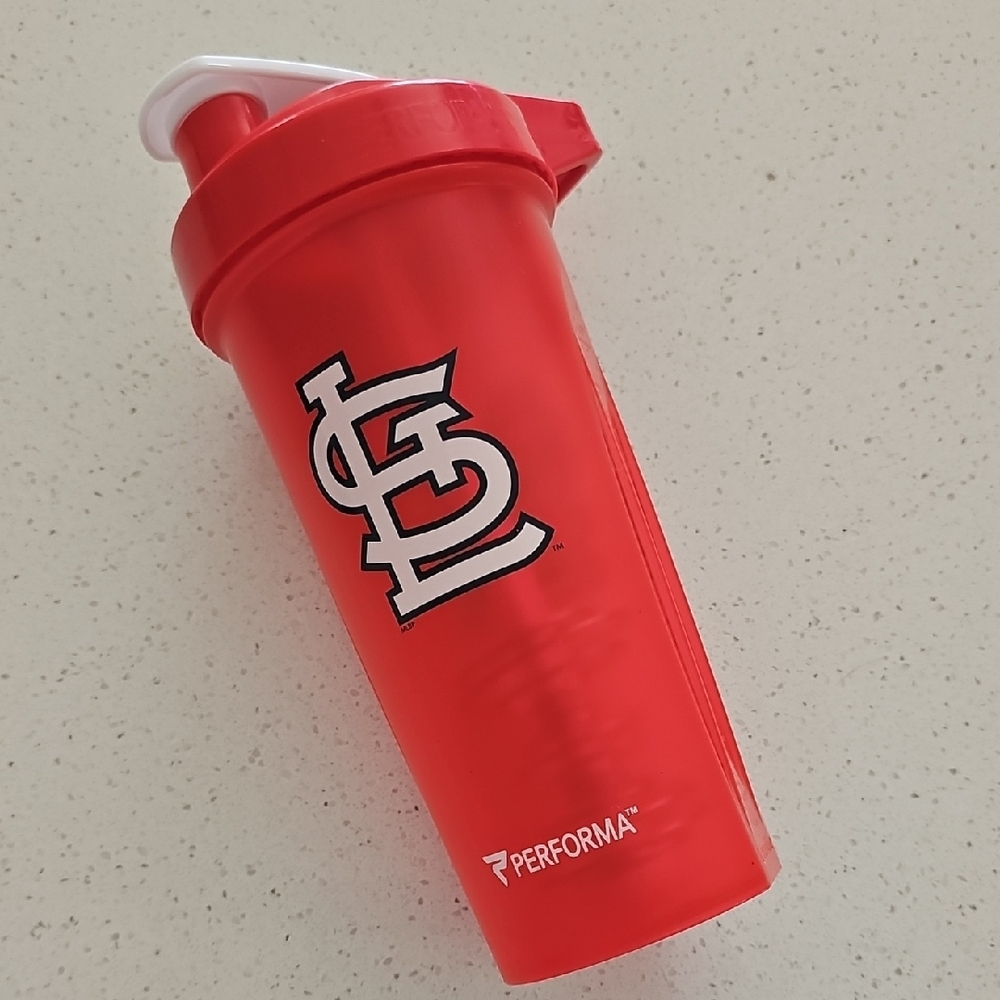 Performa Red Shaker Bottle with Logo